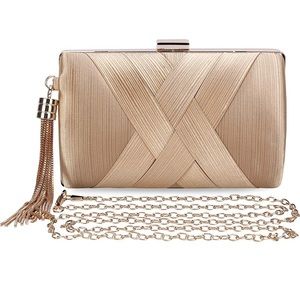 Champagne Gold evening clutch